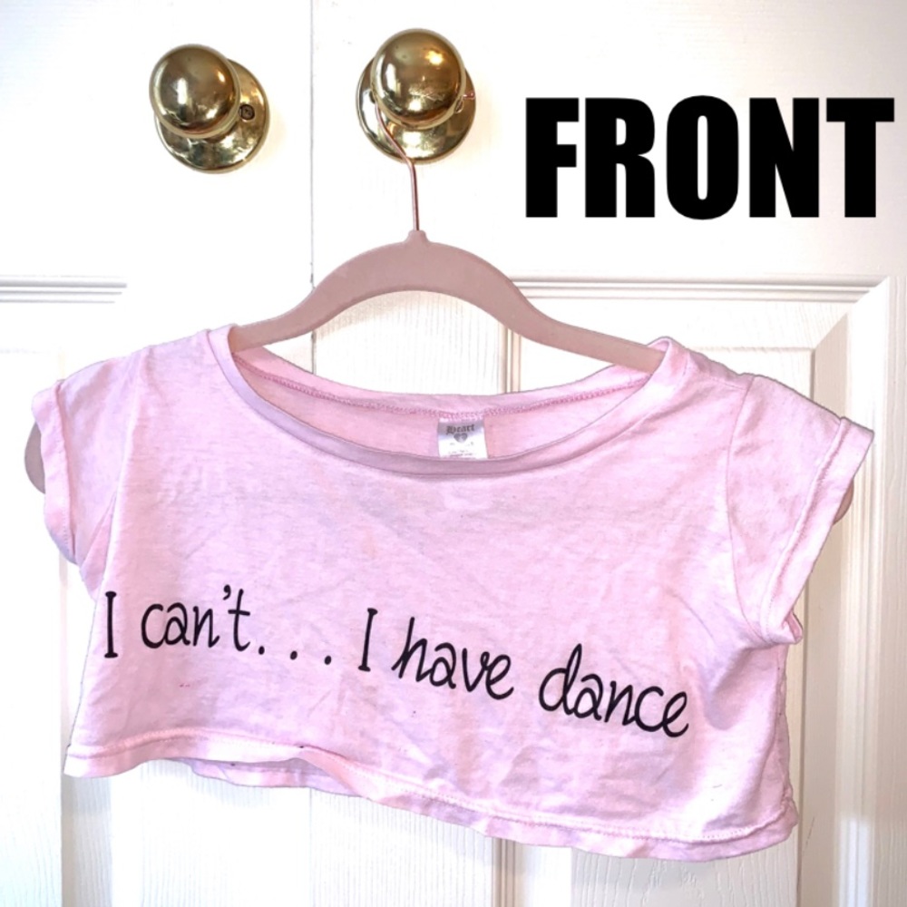 Dance crop tee